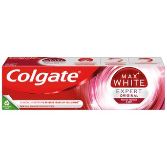 Colgate Max White Expert Original, wybielająca pasta do zębów, 75 ml - zdjęcie produktu