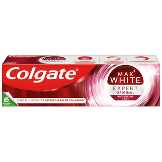 Colgate Max White Expert Original, wybielająca pasta do zębów, 75 ml - zdjęcie produktu