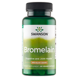Swanson Bromelain 500 mg, bromelina, 60 kapsułek wegetariańskich - miniaturka zdjęcia produktu