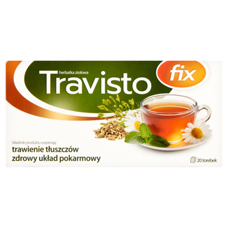 Travisto Fix, herbatka ziołowa, 1,5 g x 20 saszetek - zdjęcie produktu