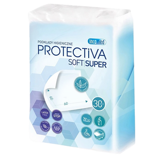 Protectiva Soft Super, podkłady higieniczne, 60 cm x 60 cm, 30 sztuk - zdjęcie produktu
