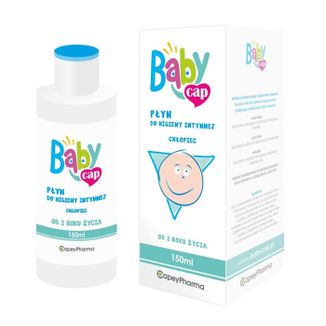 Babycap Chłopiec, płyn do higieny intymnej od 2 lat, 150 ml USZKODZONE OPAKOWANIE - zdjęcie produktu