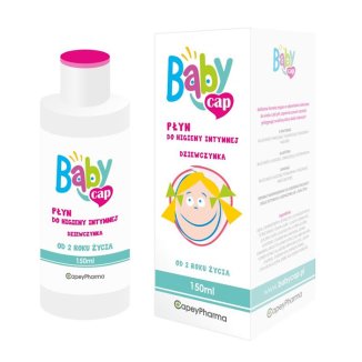 Babycap, płyn do higieny intymnej, dziewczynka, od 2 lat, 150 ml USZKODZONE OPAKOWANIE - zdjęcie produktu