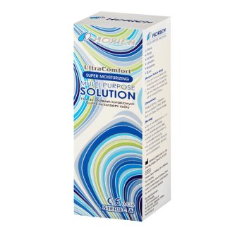 Horien Multi-Purpose Solution, płyn do soczewek, Ultra Comfort, 500 ml USZKODZONE OPAKOWANIE - zdjęcie produktu