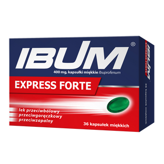 Ibum Express Forte 400 mg, 36 kapsułek miękkich - zdjęcie produktu