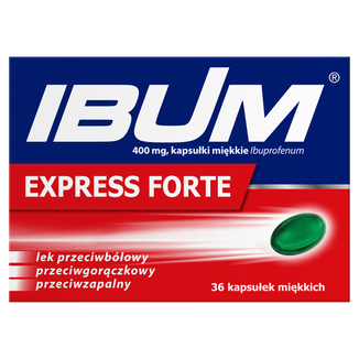 Ibum Express Forte 400 mg, 36 kapsułek miękkich - zdjęcie produktu