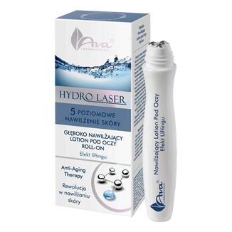 Ava Hydro Laser, głęboko nawilżający lotion pod oczy, roll-on, 15 ml Ava Hydro Laser, głęboko nawilżający lotion pod oczy, roll-on, 15 ml - zdjęcie produktu