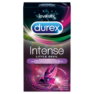 Durex Intense Little Devil, nakładka wibrująca z wypustkami - zdjęcie produktu