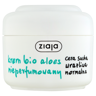 Ziaja Aloesowa, krem bio aloes do twarzy, nieperfumowany, 50 ml - zdjęcie produktu