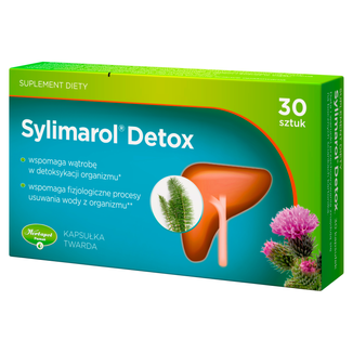 Herbapol Sylimarol Detox, 30 kapsułek twardych USZKODZONE OPAKOWANIE - zdjęcie produktu