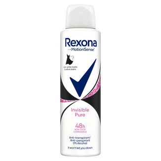 Rexona, antyperspirant w sprayu, Invisible Pure, 150 ml - zdjęcie produktu