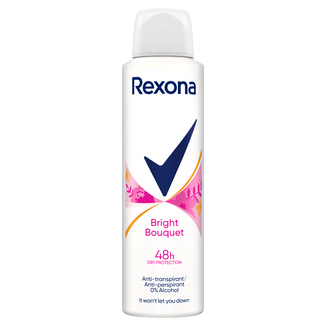 Rexona, antyperspirant w sprayu, Bright Bouqet, 150 ml - zdjęcie produktu