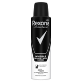 Rexona Men, antyperspirant w aerozolu, Invisible Black&White, 150 ml - miniaturka zdjęcia produktu