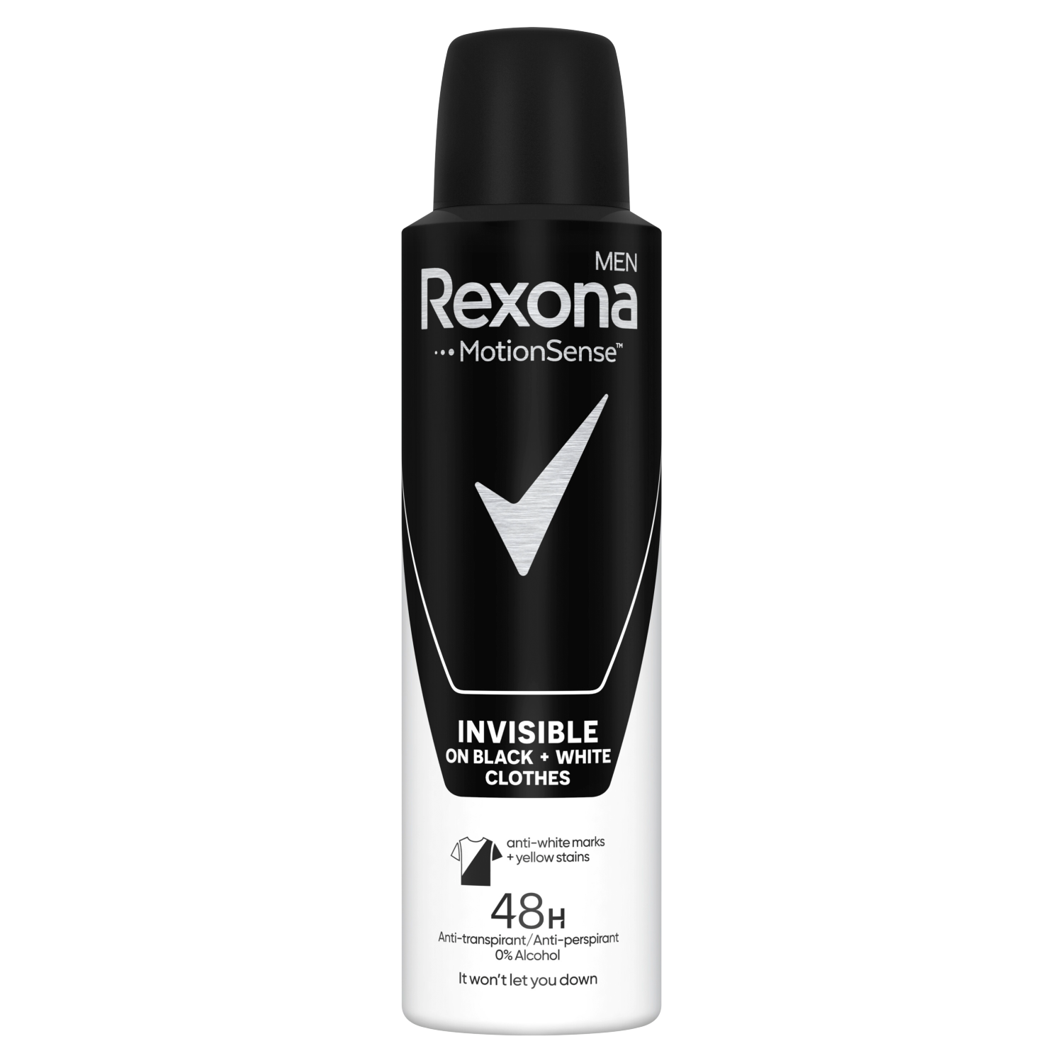 Rexona Rexona Men, Antitranspirant als Aerosol, Invisible Black&White, 150 ml — Inhaltsstoffe und Bewertung
