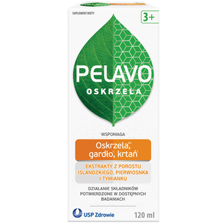 Pelavo Oskrzela, syrop dla dzieci powyżej 3 roku życia, 120 ml - zdjęcie produktu