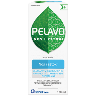 Pelavo Nos i Zatoki, syrop dla dzieci powyżej 3 roku życia, 120 ml - zdjęcie produktu