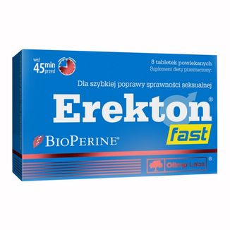 Olimp, Erekton Fast, 8 tabletek KRÓTKA DATA - zdjęcie produktu