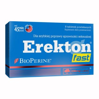 Olimp, Erekton Fast, 8 tabletek - zdjęcie produktu