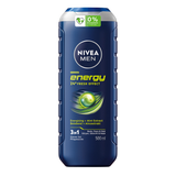 Nivea Men, żel pod prysznic 3w1 do twarzy, ciała i włosów, Energy, 500 ml - miniaturka zdjęcia produktu
