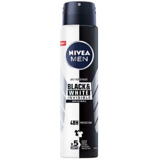 Nivea Men, antyperspirant w sprayu, Invisible Black & White, 250 ml - miniaturka  zdjęcia produktu