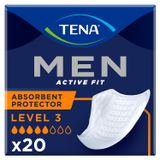 Tena Men Active Fit, wkładki anatomiczne dla mężczyzn, Level 3, 20 sztuk USZKODZONE OPAKOWANIE - miniaturka zdjęcia produktu