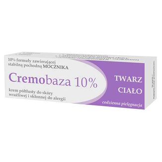 Cremobaza 10%, krem półtłusty do skóry wrażliwej i skłonnej do alergii, 30 g USZKODZONE OPAKOWANIE - zdjęcie produktu