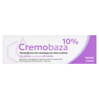 Cremobaza 10%, krem półtłusty do skóry wrażliwej i skłonnej do alergii, 30 g - zdjęcie produktu
