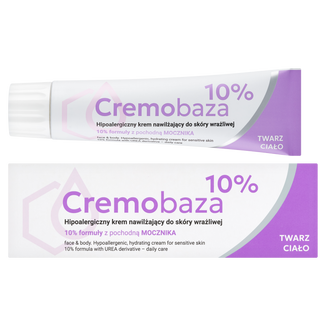 Cremobaza 10%, krem półtłusty do skóry wrażliwej i skłonnej do alergii, 30 g - zdjęcie produktu