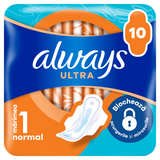 Always Ultra, podpaski ze skrzydełkami, Normal, 10 sztuk - miniaturka zdjęcia produktu