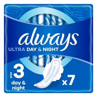 Always Ultra, podpaski ze skrzydełkami, Night, 7 sztuk - zdjęcie produktu