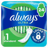 Always Ultra, podpaski, Standard, 24 sztuk - miniaturka zdjęcia produktu