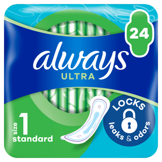 Always Ultra, podpaski, Standard, 24 sztuk - zdjęcie produktu