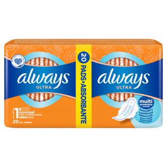 Always Ultra, podpaski ze skrzydełkami, Normal Plus, 20 sztuk - 3 Always Ultra, podpaski ze skrzydełkami, Normal Plus, 20 sztuk - 3 - zdjęcie produktu