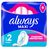 Always Classic, podpaski ze skrzydełkami, Maxi, 9 sztuk - miniaturka zdjęcia produktu