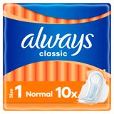 Always Classic, podpaski ze skrzydełkami, Normal, 10 sztuk - miniaturka zdjęcia produktu