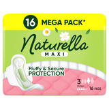 Naturella Classic, podpaski ze skrzydełkami, rumianek, Maxi, 16 sztuk - miniaturka zdjęcia produktu