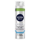 Nivea Men Skin Protection, żel do golenia, Silver Protect, 200 ml - miniaturka zdjęcia produktu