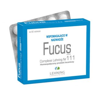Fucus Complexe Nr 111, 80 tabletek - zdjęcie produktu