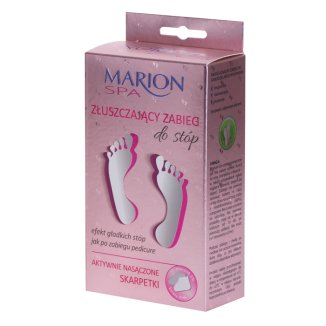 Marion Spa, złuszczający zabieg do stóp, aktywnie nasączone skarpetki, 2 x 20 ml - zdjęcie produktu