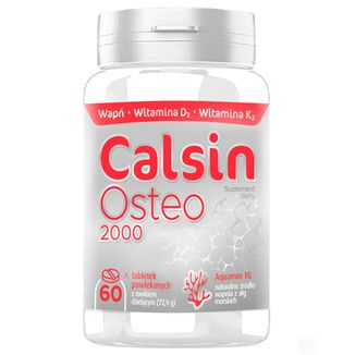 Calsin Osteo 2000, 60 tabletek powlekanych - zdjęcie produktu