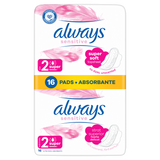 Always Ultra Sensitive, podpaski ze skrzydełkami, Super Plus, 16 sztuk - miniaturka zdjęcia produktu