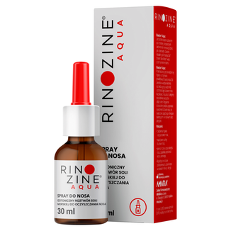 Rinozine Aqua, spray do nosa, 30 ml KRÓTKA DATA Rinozine Aqua, spray do nosa, 30 ml KRÓTKA DATA - zdjęcie produktu