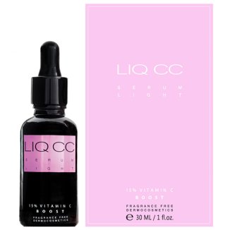 Liqpharm Liq CC Serum Light 15% Vitamin C Boost, lekkie serum rozświetlające z witaminą C, 30 ml - zdjęcie produktu