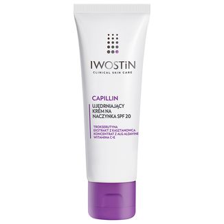 Iwostin Capillin, ujędrniający krem na naczynka, SPF 20, 40 ml - zdjęcie produktu