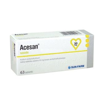 Acesan 30 mg, 63 tabletki USZKODZONE OPAKOWANIE - zdjęcie produktu