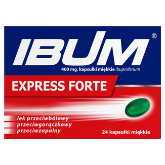 Ibum Express Forte 400 mg, 24 kapsułki miękkie USZKODZONE OPAKOWANIE - zdjęcie produktu