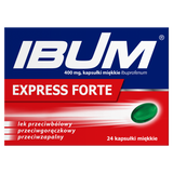 Ibum Express Forte 400 mg, 24 kapsułki miękkie - miniaturka zdjęcia produktu