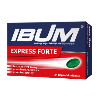 Ibum Express Forte 400 mg, 24 kapsułki miękkie - zdjęcie produktu