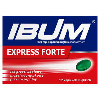 Ibum Express Forte 400 mg, 12 kapsułek miękkich - zdjęcie produktu