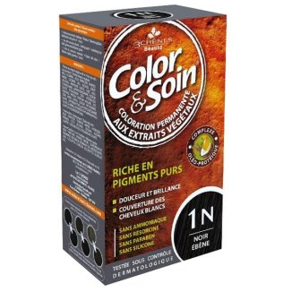 Color&Soin, farba do włosów, 1N, hebananowa czerń, 135 ml - zdjęcie produktu